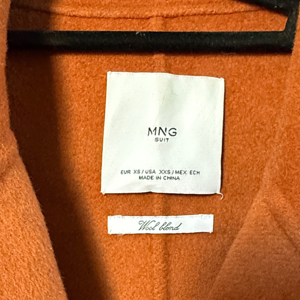 Double-Breasted Rust Coat - image 2